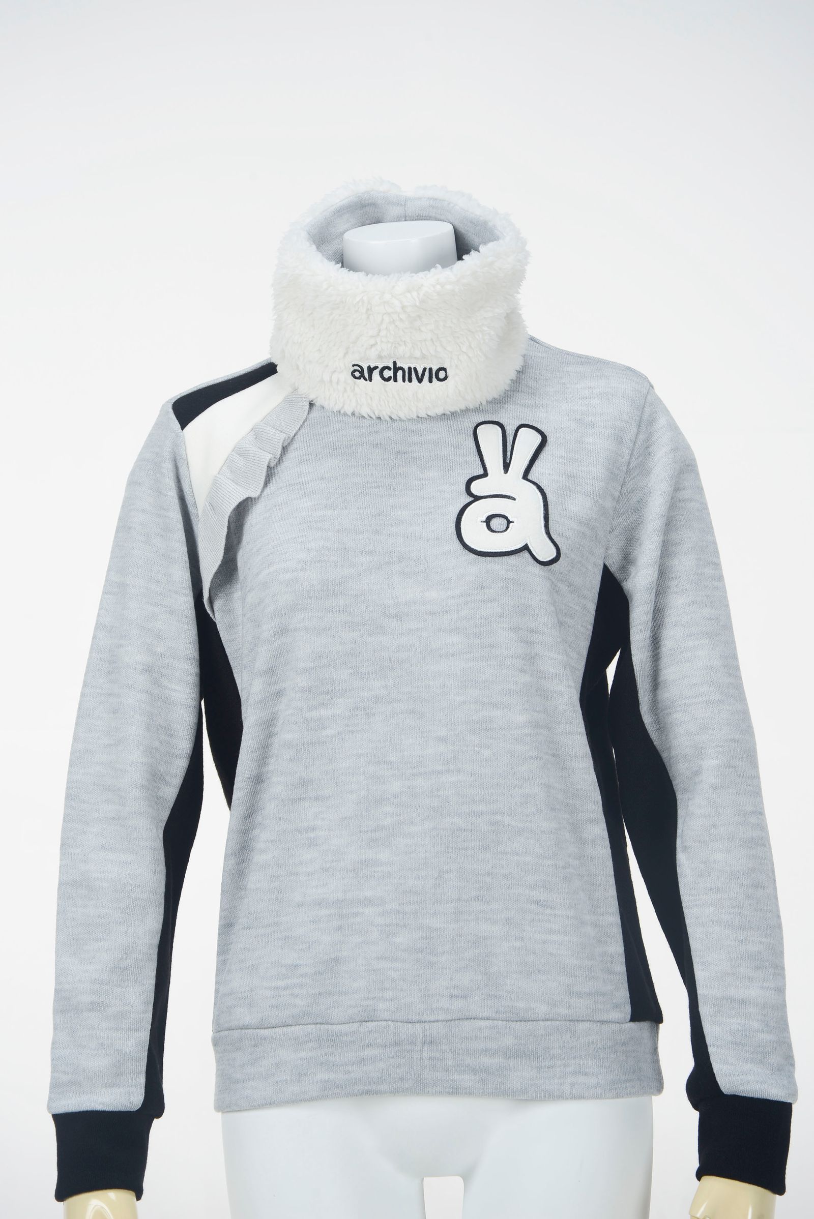 archivio - ネックウォーマー付トレーナー | トレーナー | グレー