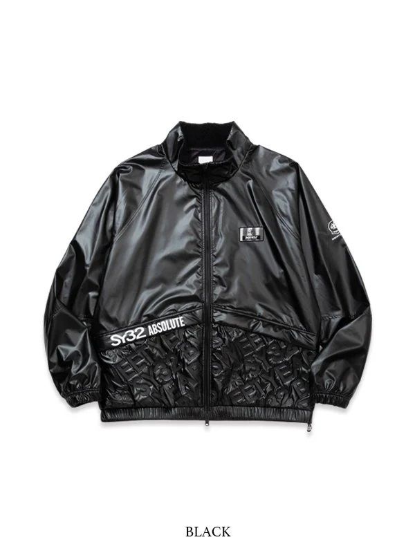 SY32 by SWEET YEARS - GLOSS METAL EMBOSS JK | ブルゾン | ブラック