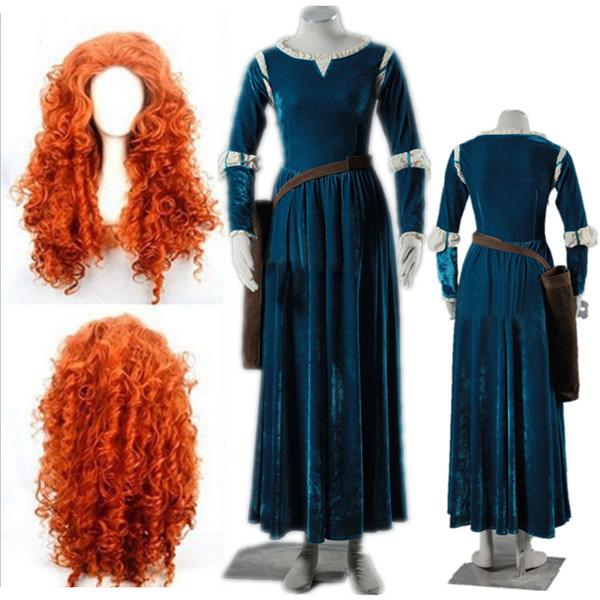 ディズニー メリダとおそろしの森 メリダ ブレイブ コスプレ衣装