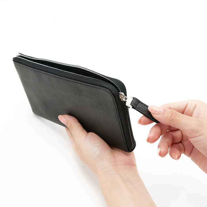 Zilda (ジルダ)上品でしなやかなソフトキップレザーのL字ファスナー長