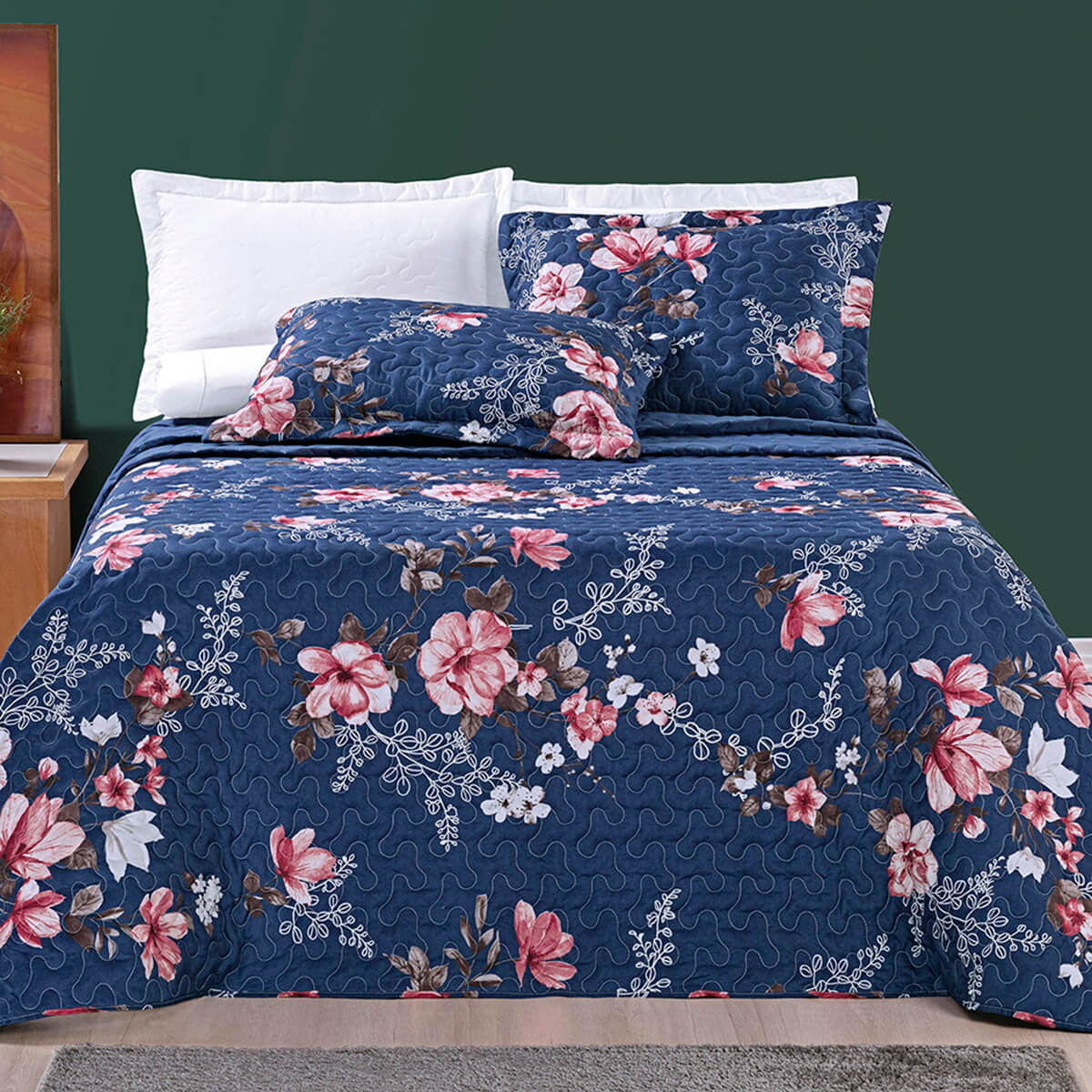 Cobre Leito King Avere Dupla Face Matelassê 200 Fios | Vianelli