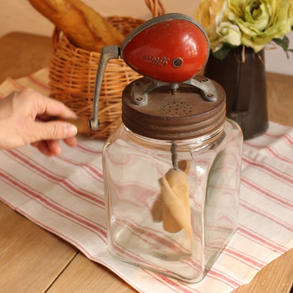 アンティーク 1950年代米国Vintage バター撹拌機です。 アンティーク