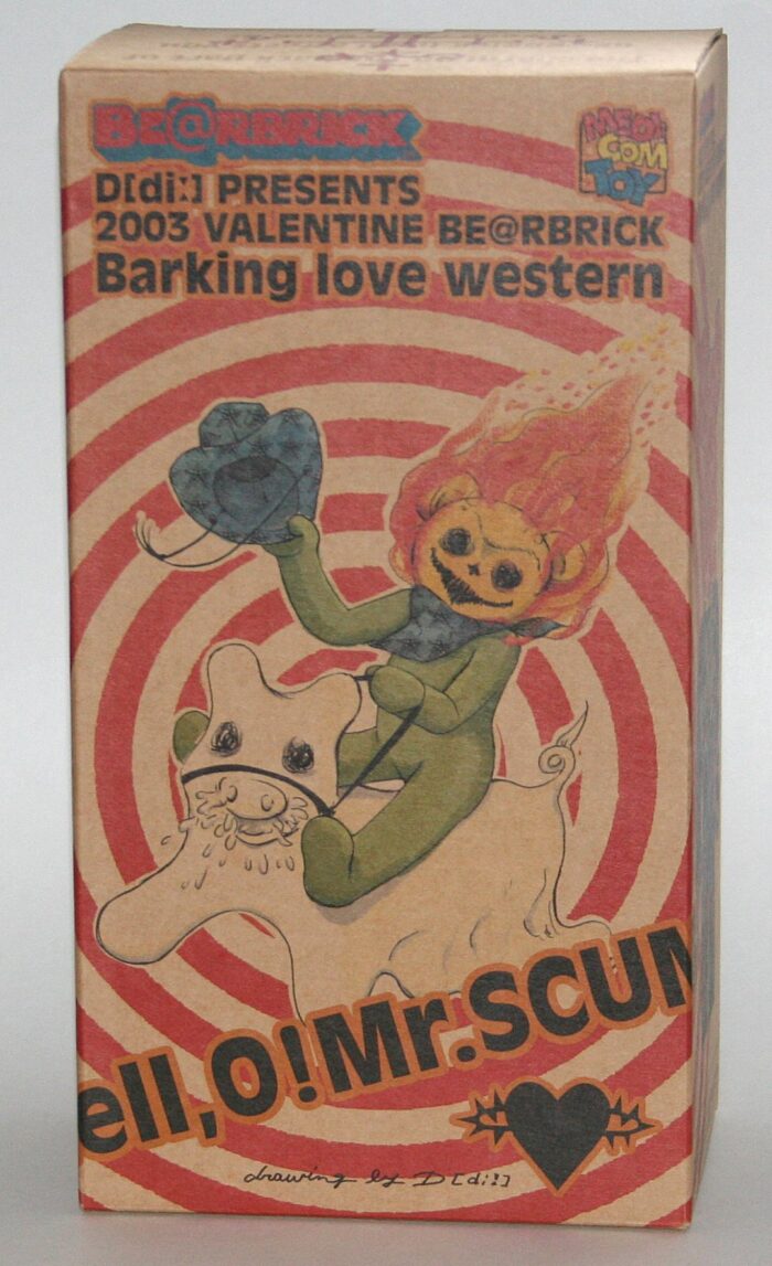 Barking Love Western 400% 2003 Valentine Be@rbrick