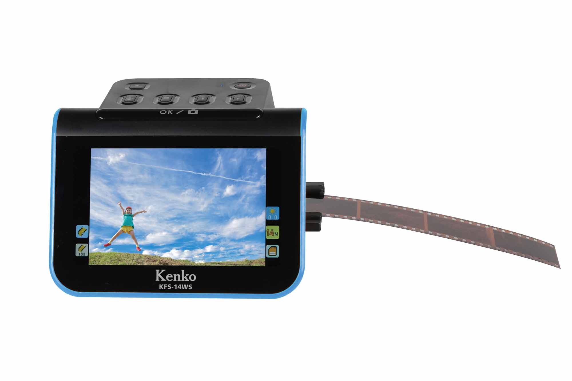 ケンコー・トキナー、大型液晶を採用した1400万画素フィルムスキャナー