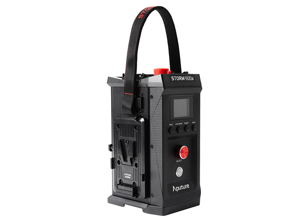 アガイ商事、Aputureの LEDスポットライト「STORM 400x」と専用
