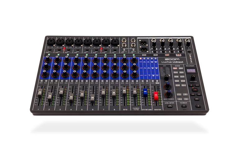 ズーム、タッチ操作に対応する8トラック仕様のマルチトラック