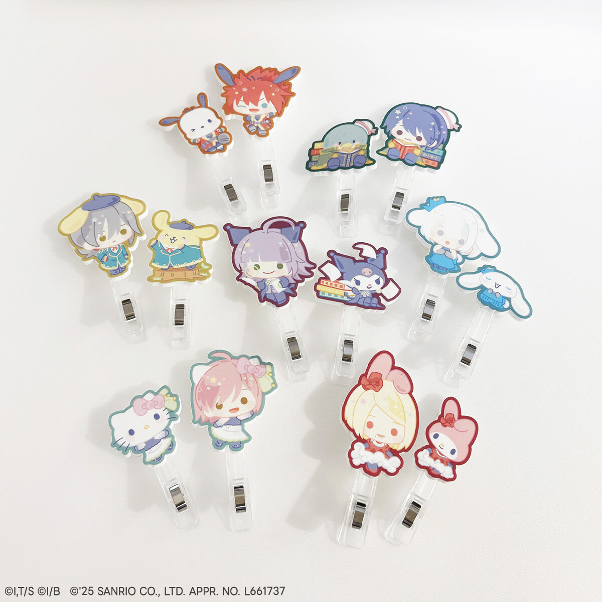 ジャックジャンヌ ヴィレバン コラボ アクリルピンバッジ コンプリート