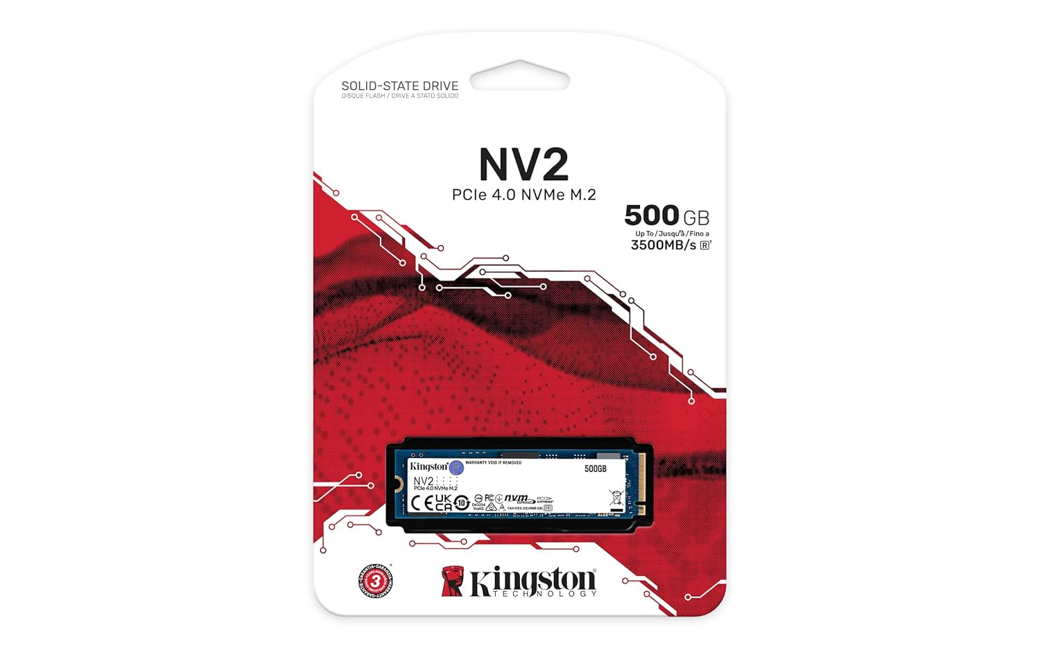 KINGSTON 500GB NVME M.2 NV2 INTERNAL SSD SNV25-500G– Vishal