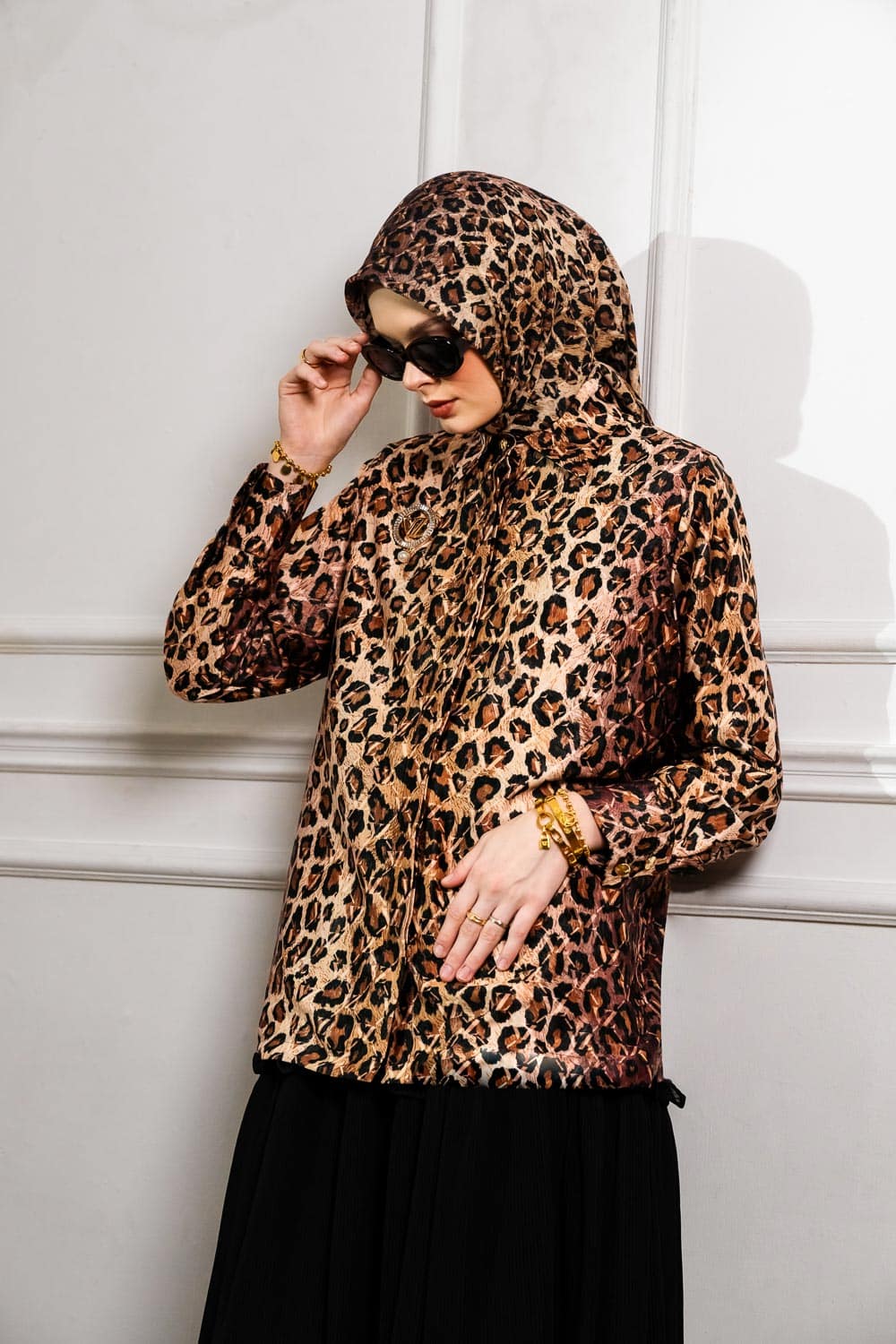 Bibiy. EFFIE PEPURAMU LEOPARD TOP bibiy EFFIE PEPURAMU LEOPARD TOP