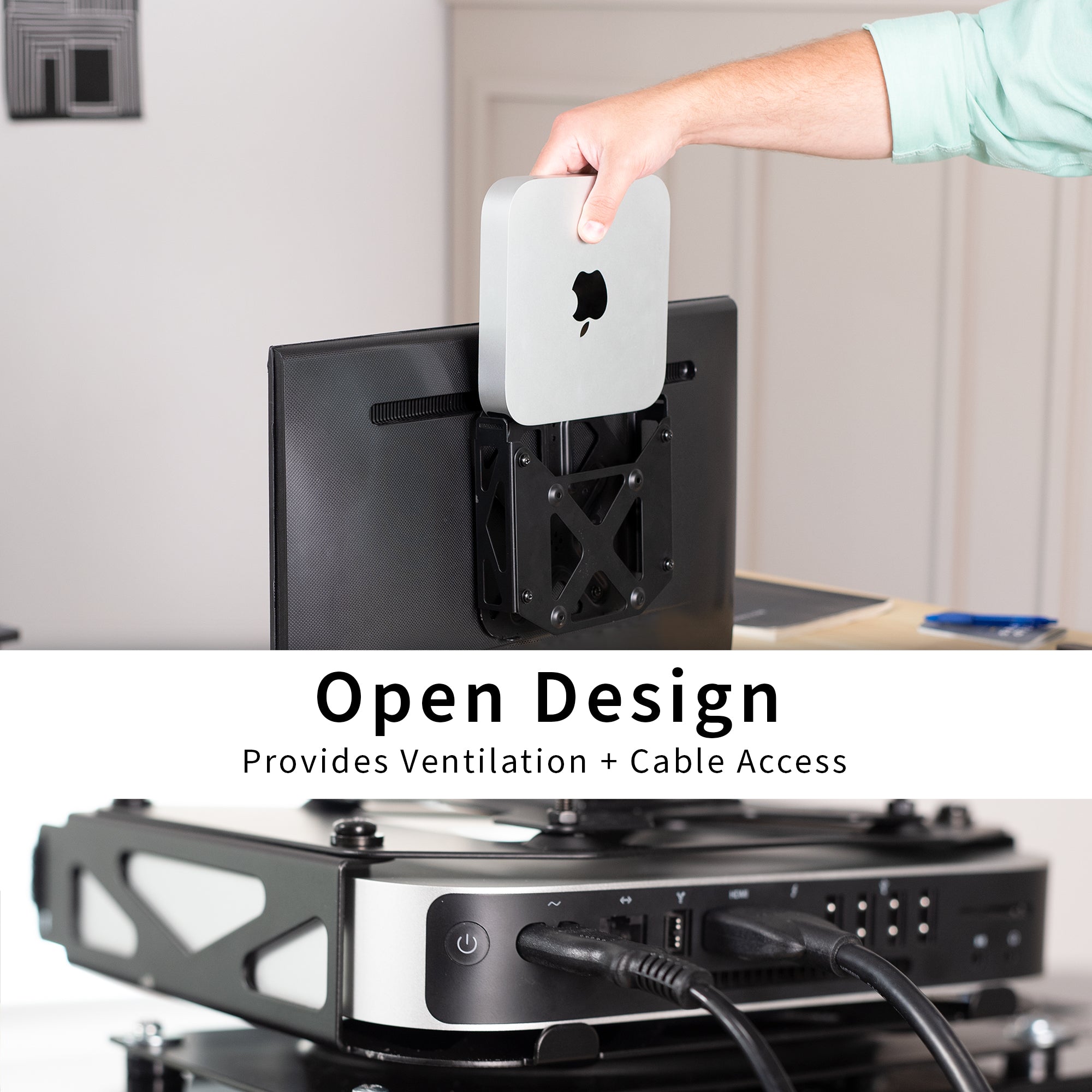 VESA Mount Designed for the Mac Mini 2010 to 2023 Models – VIVO