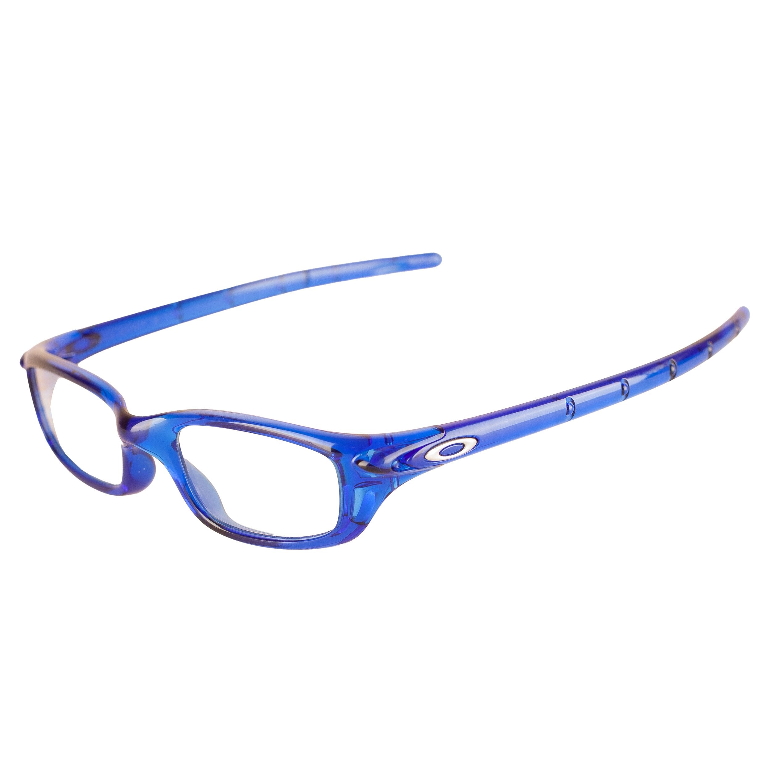 Oakley Four S Crystal Blue Clear Lenses Vintage Sunglasses