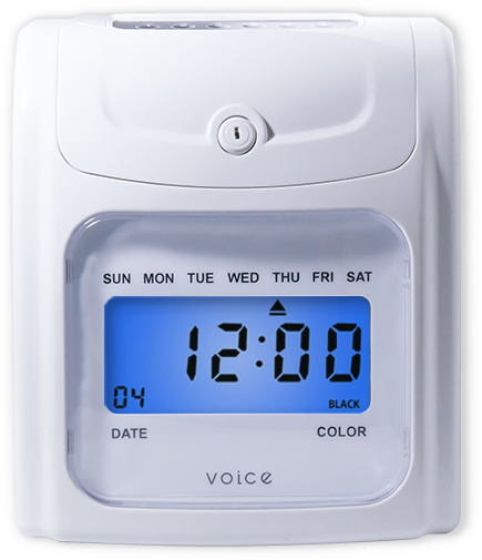 VOICE 自動集計機能付タイムレコーダー VT-2000 – VOICEタイム