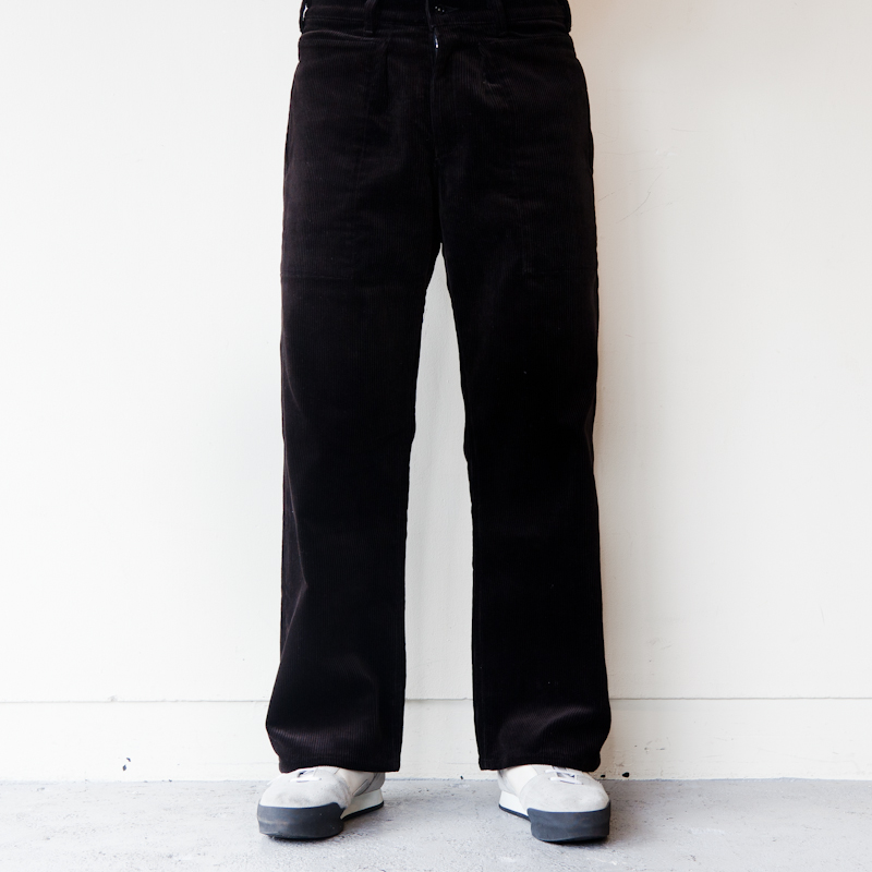 TUKI / Patched Work Pants * 8 wale corduroy | public