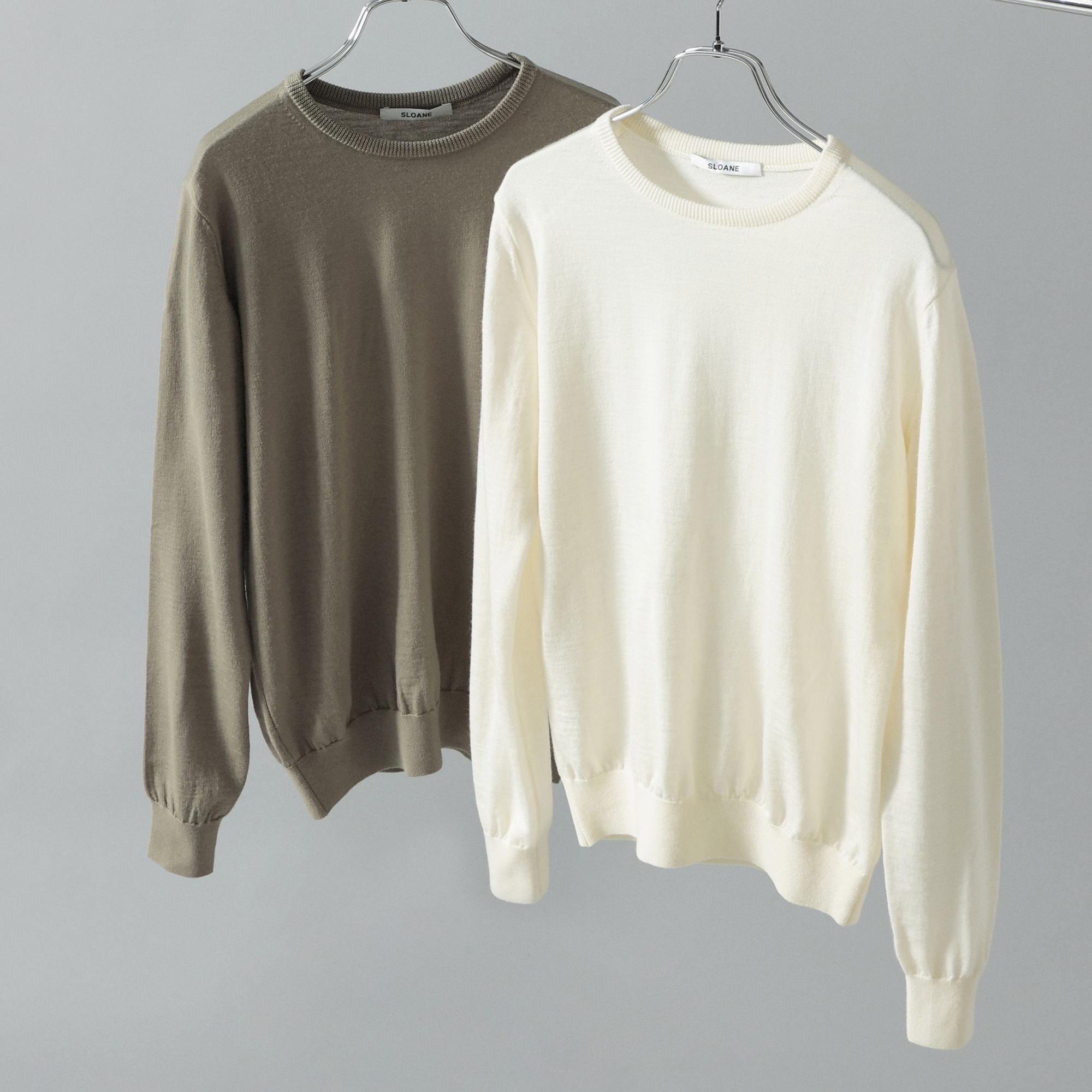 SLOANEのクルーネックニット【STANDARD BOOK 2022AW】 | HAPPY PLUS VOICE