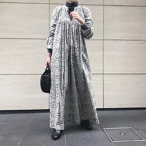 50代 ワンピース】大ヒット中 徳原文子×Curensology「リバティプリント