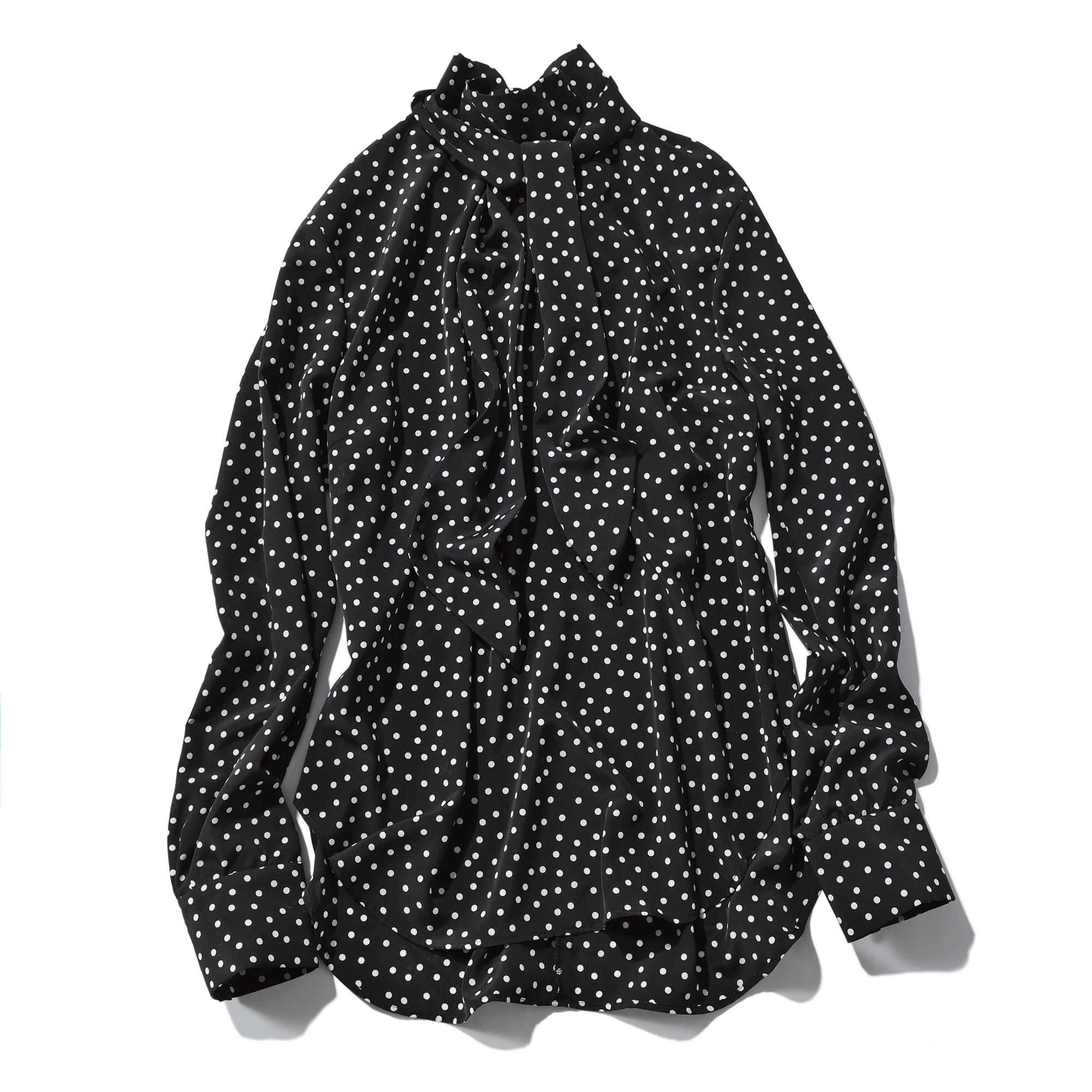 SINMEのドットブラウス【STANDARD BOOK 2023Spring】 | HAPPY PLUS VOICE