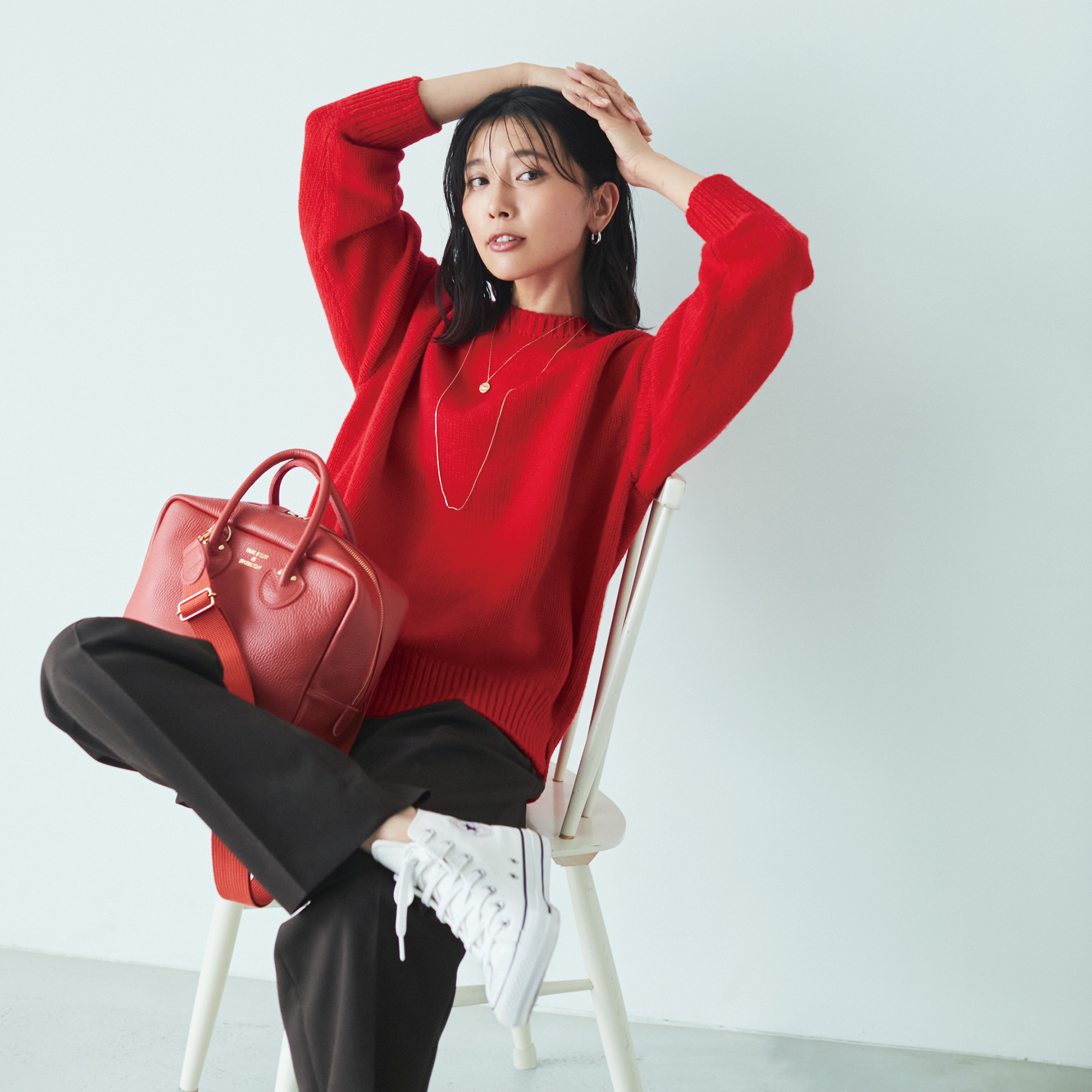 SLOANEのクルーネックニット【STANDARD BOOK 2023Winter】 | HAPPY