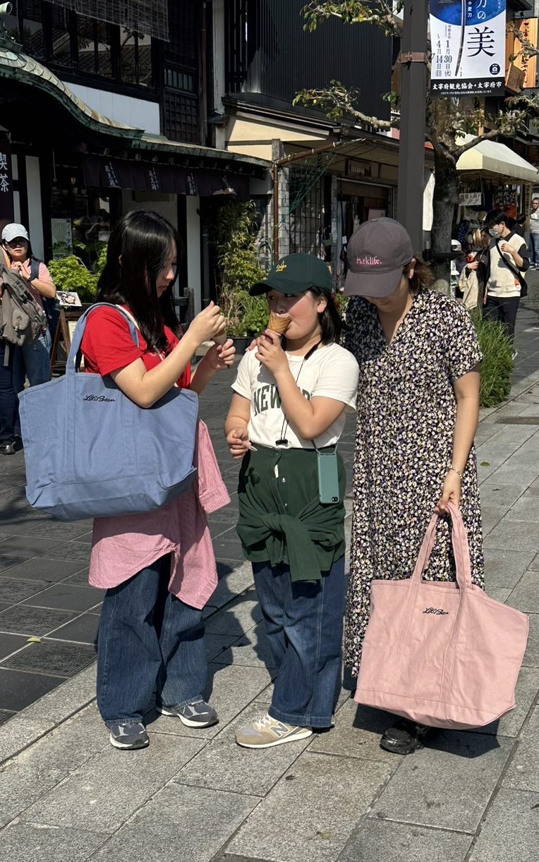 家族で福岡グルメ旅！L.L.BEANのグローサリー・トートが大活躍【おやこ