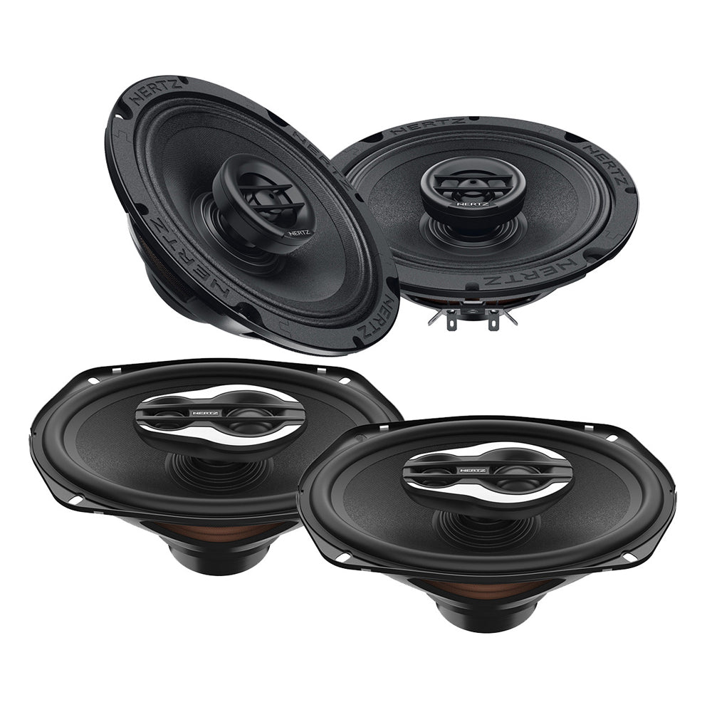 Hertz 6.5″ SX165NEO & 6×9″ SX690NEO Factory Front & Saddlebag