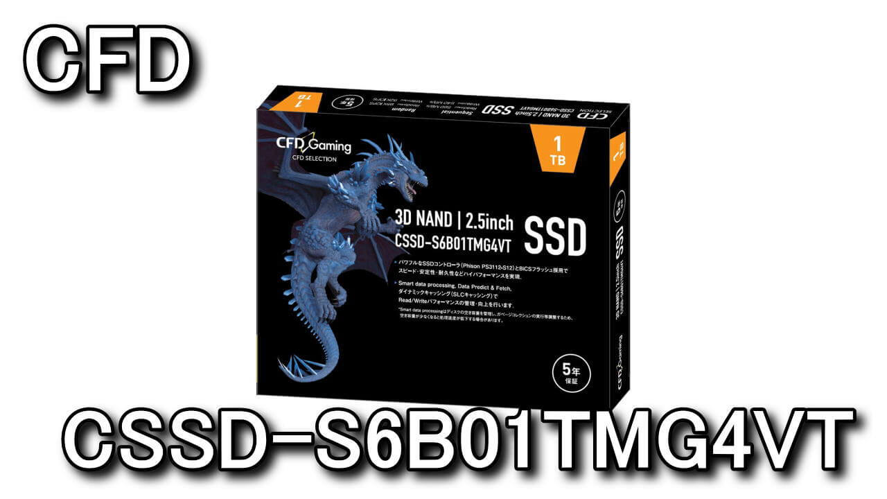 SSD】1TBのCSSD-S6B01TMG4VTレビュー【高耐久】 - Raison Detre