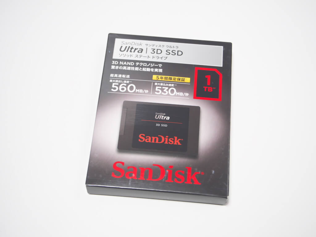 SSD】1TBのSDSSDH3-1T00-J25 レビュー【Ultra 3D SSD】 - Raison Detre