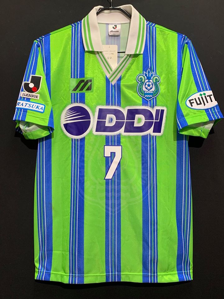 中田英寿氏、原点の一枚！1997/98ベルマーレ平塚ホームユニフォーム