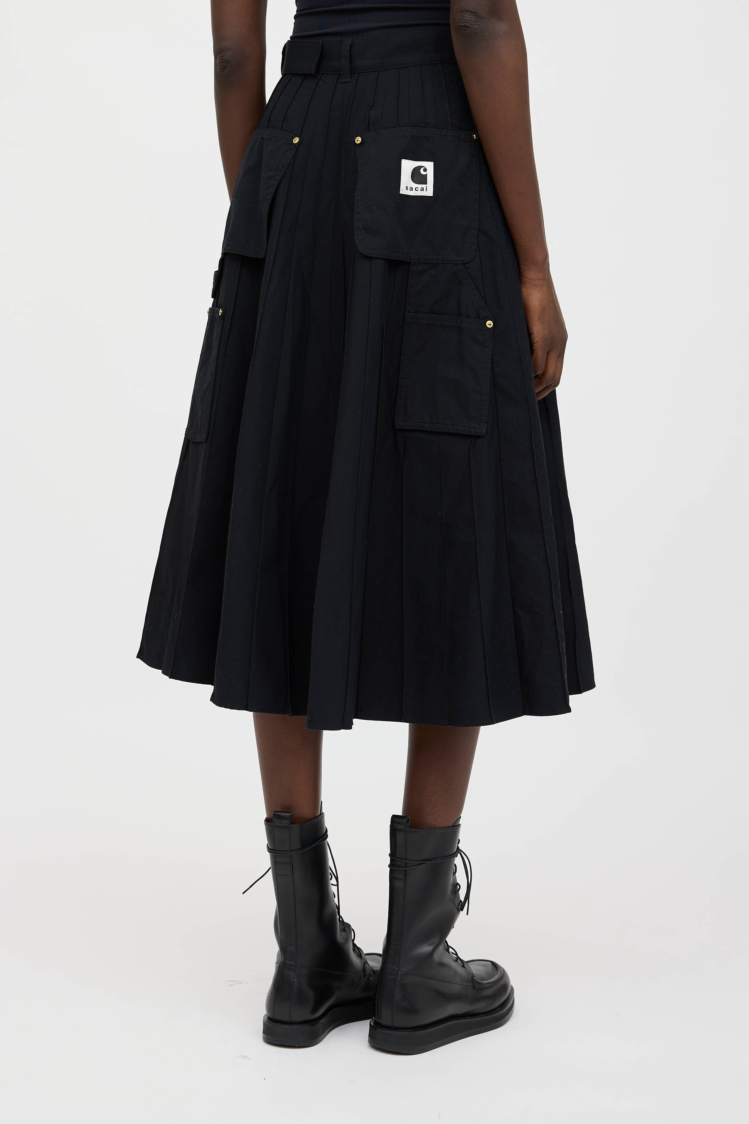 Sacai // X Carhartt Pleated Wrap Skirt – VSP Consignment