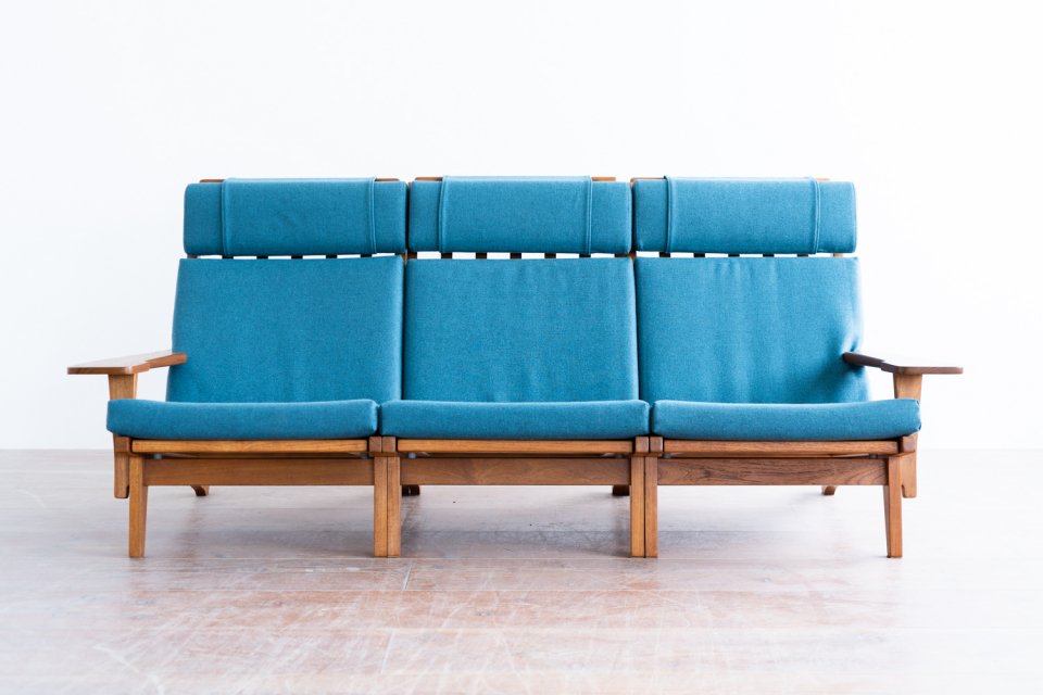 A084 Hans J Wegner GE375 3シートソファ チーク – tefu vintaging