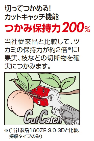 軽量伸縮式高枝鋏ズームチョキエコノ刈込タイプ 190ZD-3.1-3D｜アルス