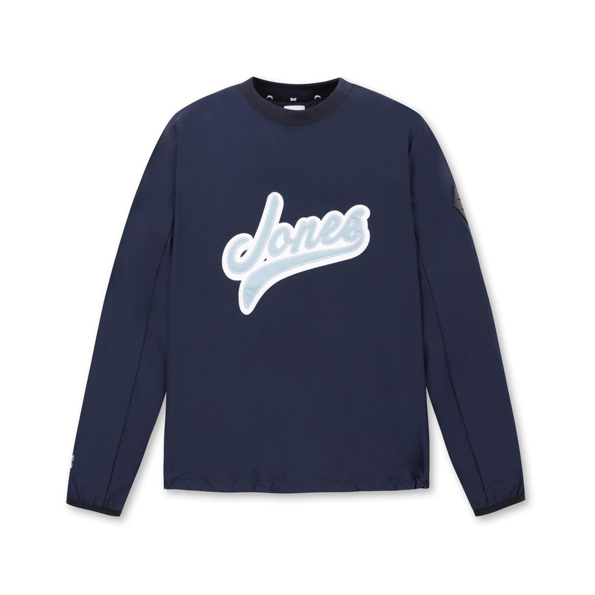 WAAC X JONES】WOMEN カーブロゴプルオーバー ネイビー