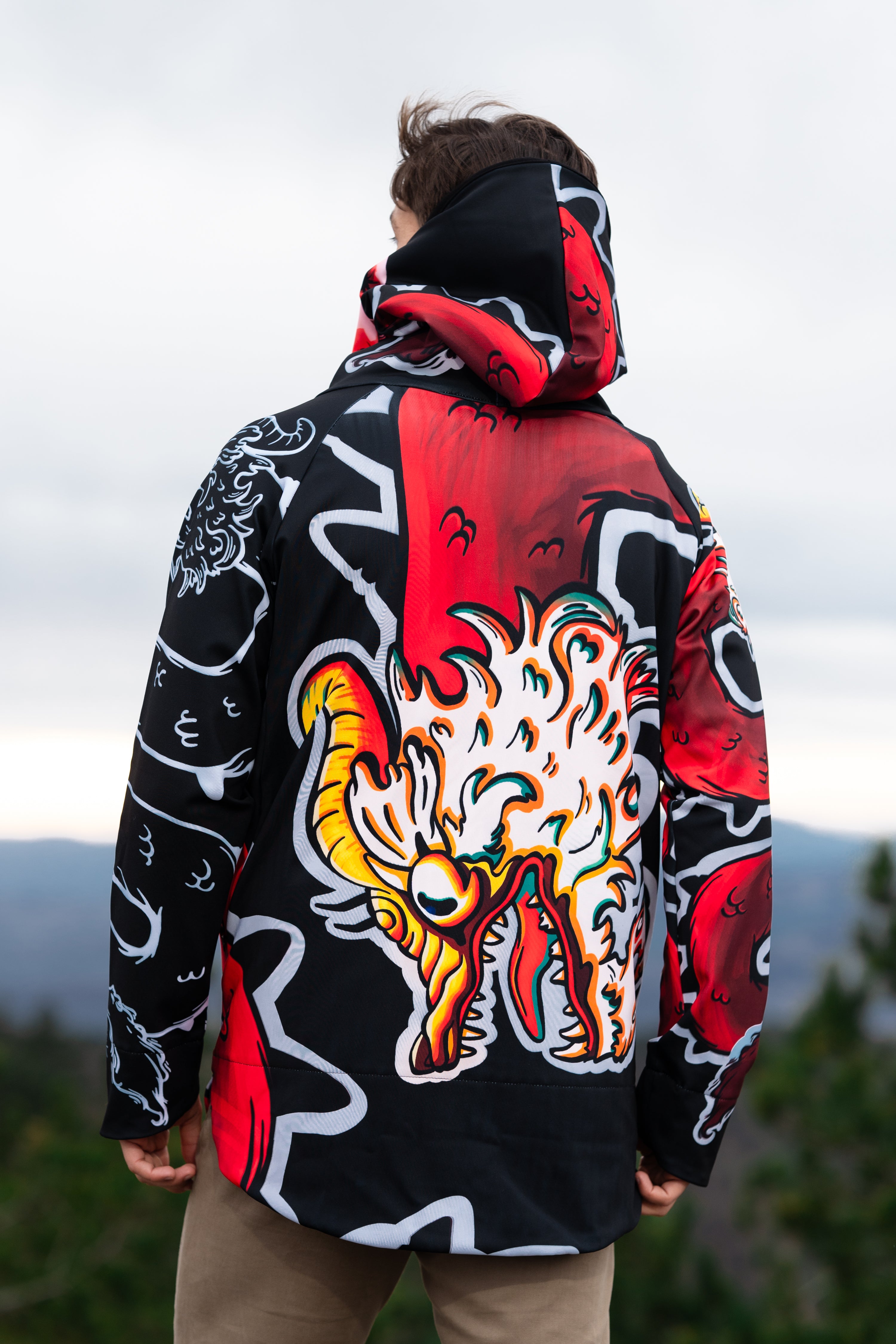 M's Azdaha Red Hoodie | Wacky Sheep