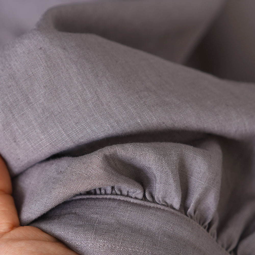 リネンパンツ】アラジン ボールパンツ 超高密度リネン /茶鼠 b005j-cnz1