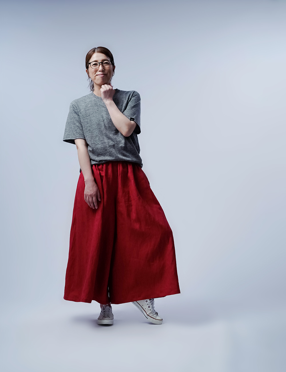 入門編】数量限定！鮮やかに揺れる 風がぬけるリネンワイドパンツ