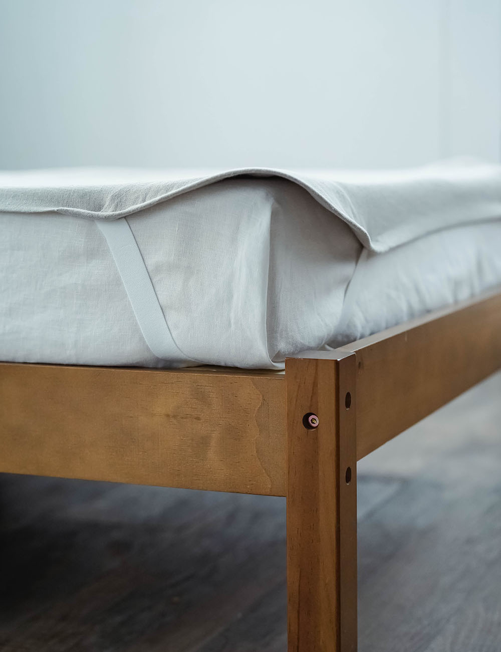 リネンシーツ】リネン100% 敷きパッド 気軽さと快適さを使うほど実感し