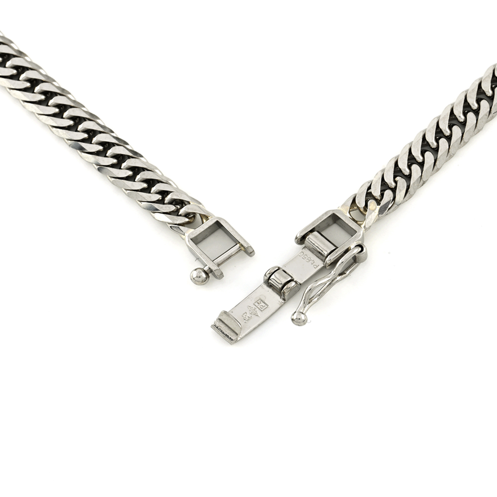 Pt850プラチナ 喜平ネックレス（6面ダブル・50㎝・30G） | ジュエリー