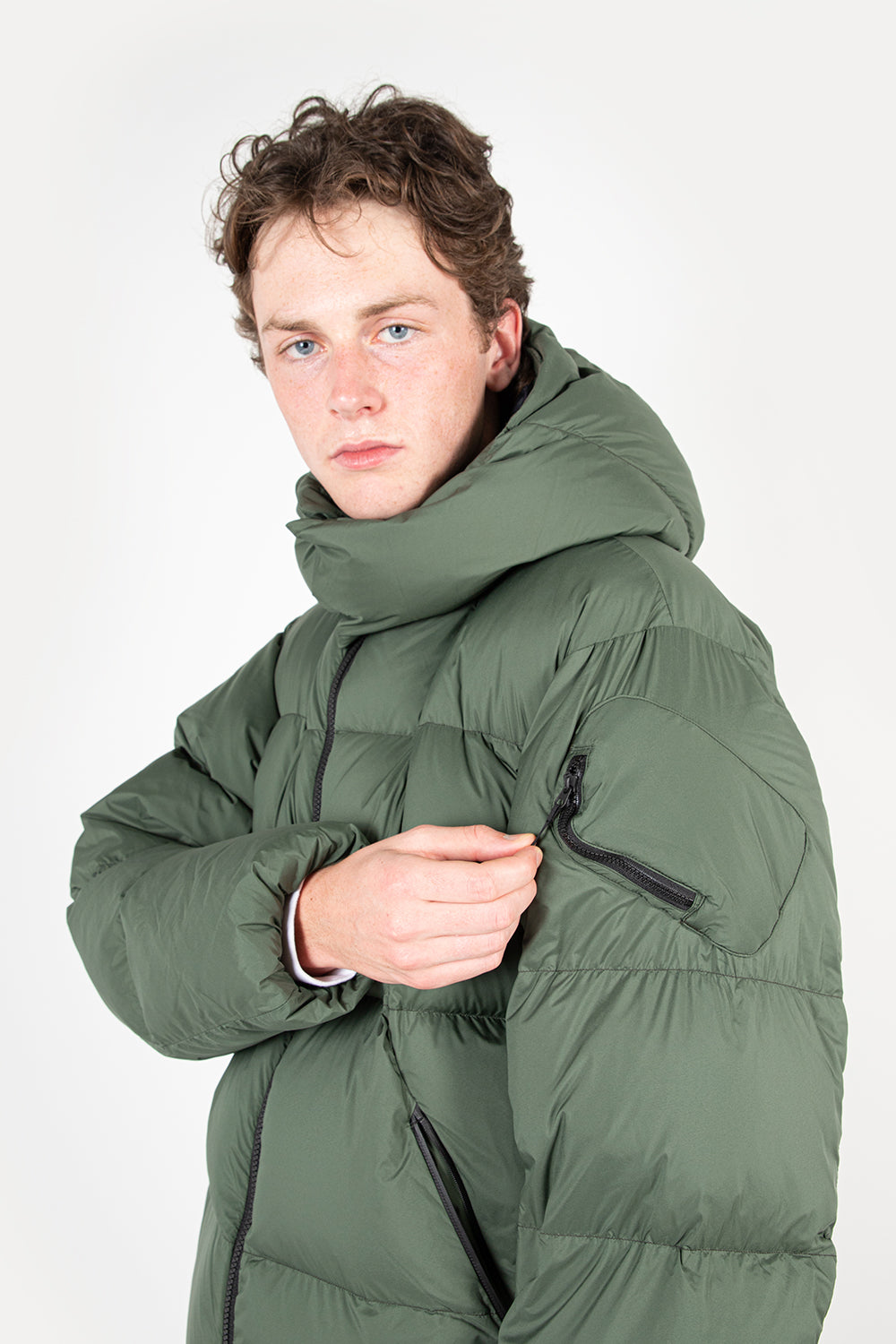 Goldwin Spur Down Parka - Cypress Green | Wallace Mercantile Shop