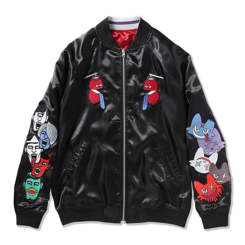 パンクドランカーズ PUNK DRUNKERS [PDS×NONSENSE] 妖怪スカジャン