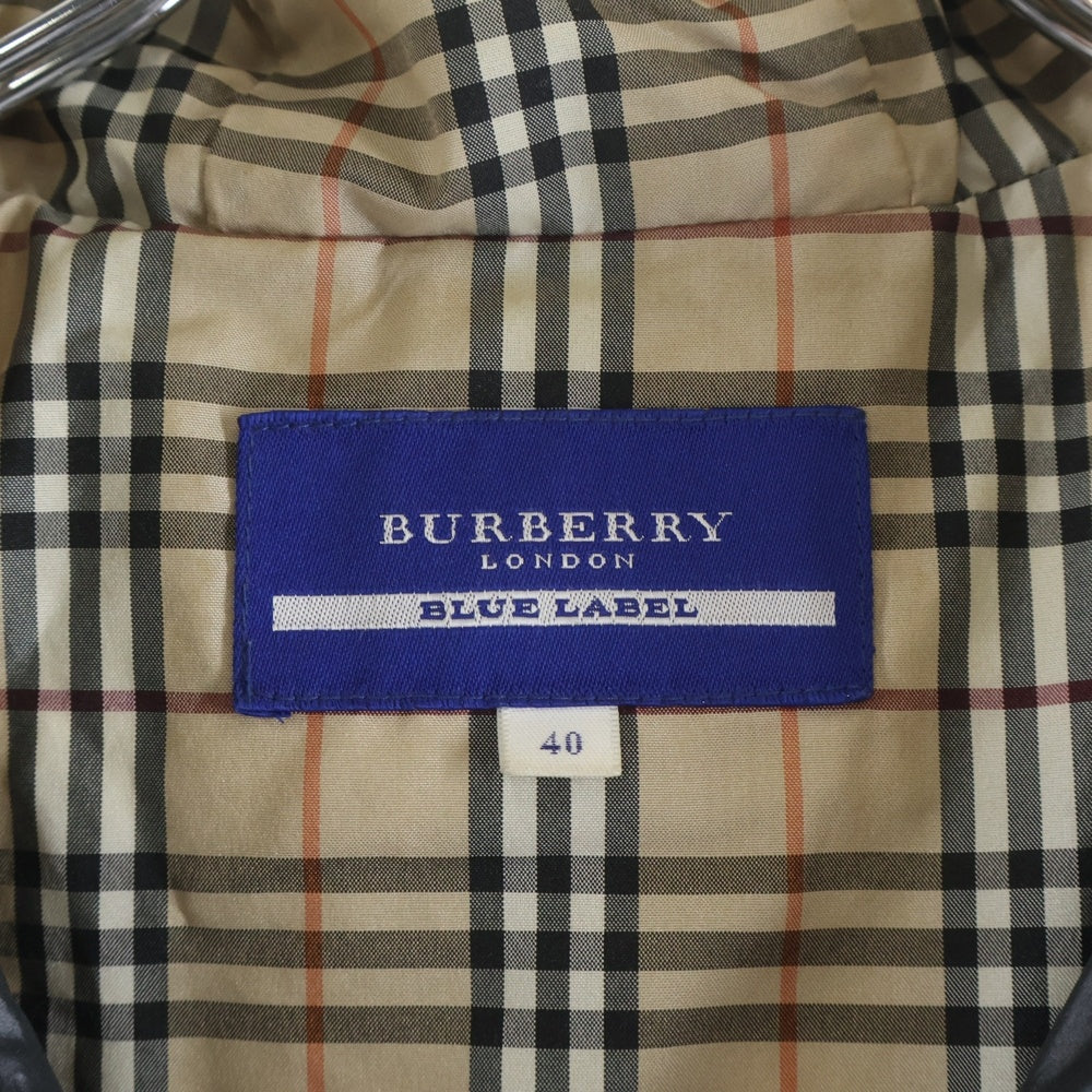 BURBERRY BLUE LABEL(バーバリーブルーレーベル) フーデッドダウン