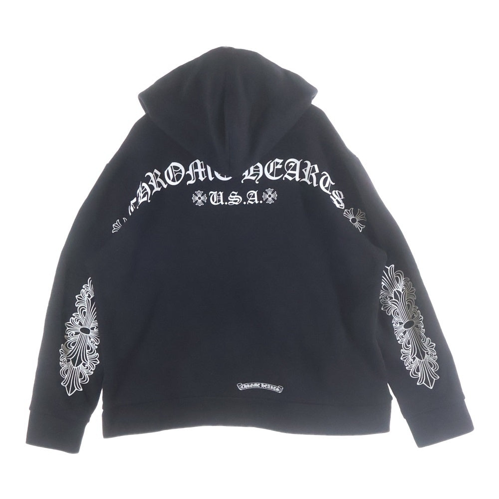 CHROME HEARTS(クロムハーツ) SWTSHRT HD ZIP ダガージップ バック