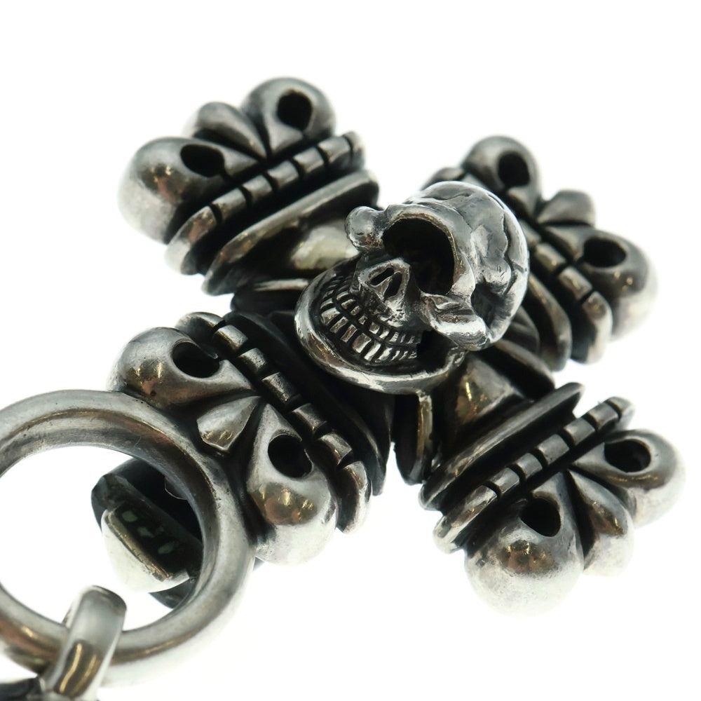 STOP LIGHT(ストップライト) 10スカル ゴシッククロスウォレットチェーン