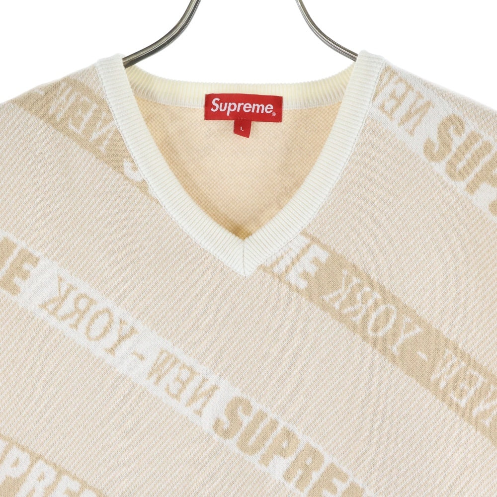 SUPREME(シュプリーム) 22SS Stripe Sweater Vest ストライプセーター