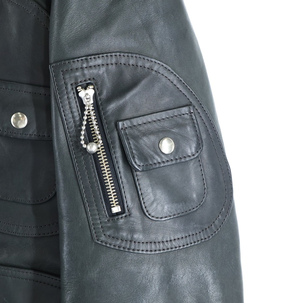 BLACK MEANS(ブラックミーンズ) ホースハイドレザーライダース