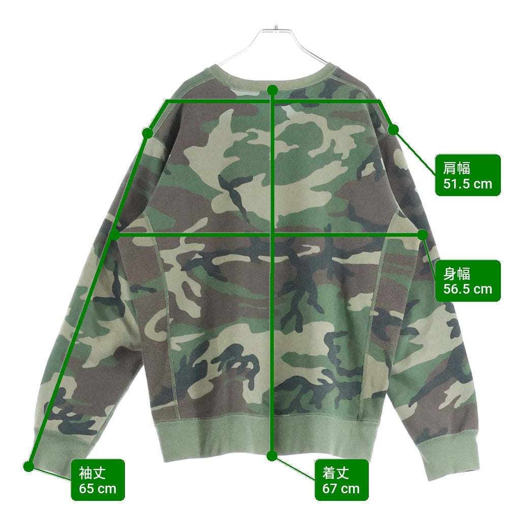 SUPREME(シュプリーム) 15AW Box Logo Crewneck ボックスロゴ カモ総柄