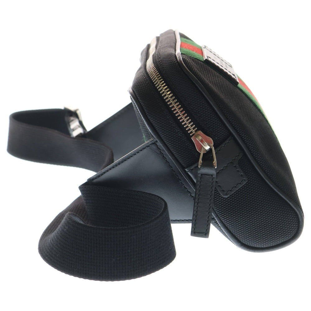 GUCCI(グッチ) シェリーライン キャンバス ウエストバッグ ボディ