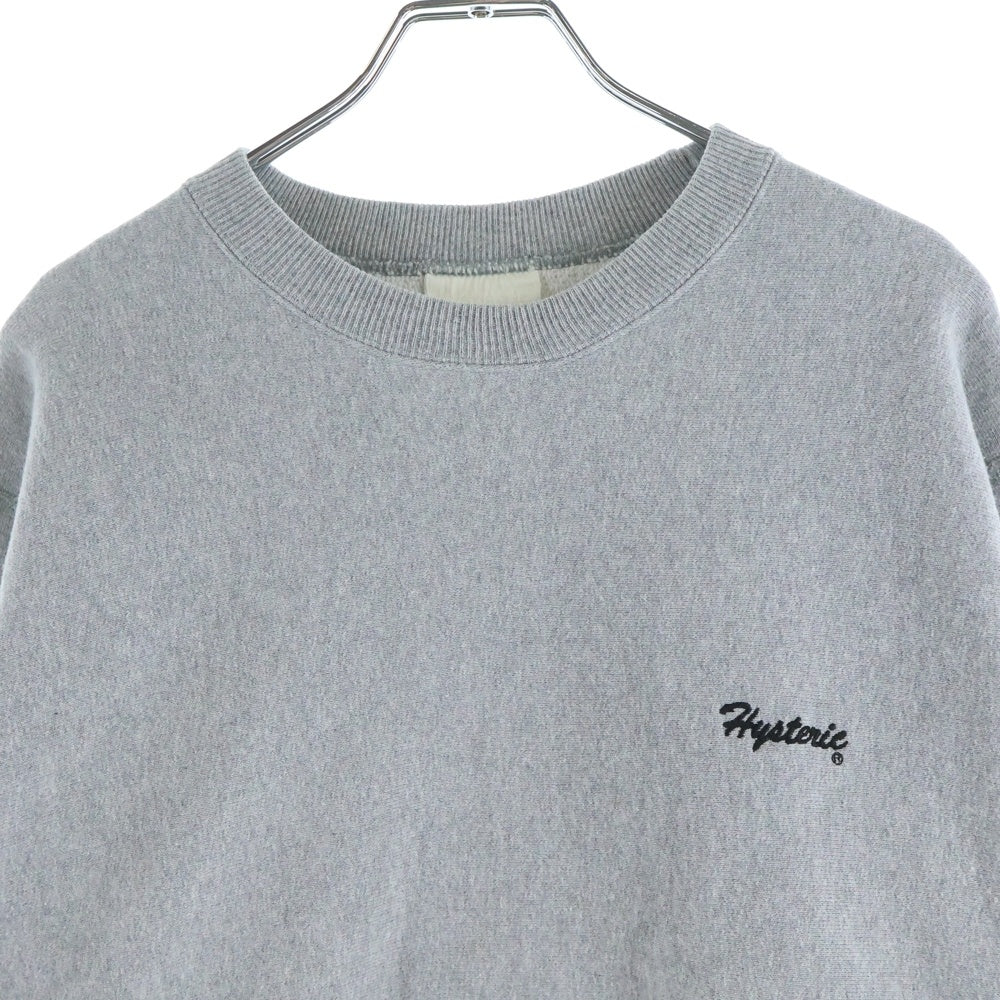 HYSTERIC GLAMOUR(ヒステリックグラマー) フロントロゴ刺繍 スウェット