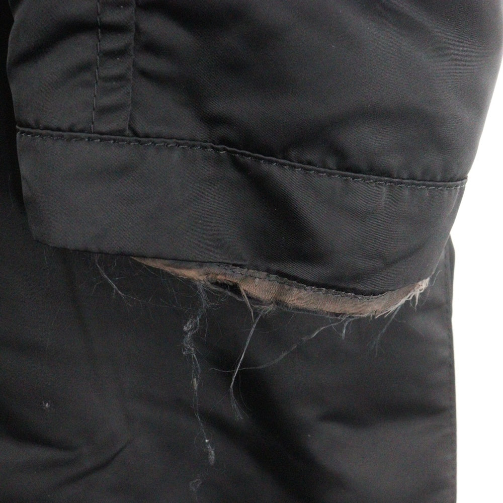 sacai サカイ ナイロン切替 ワイド テーパードパンツ黒 21AW 3 sacai