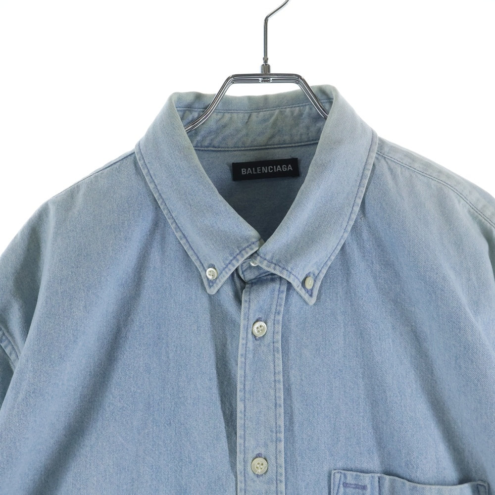 BALENCIAGA(バレンシアガ) 19SS Back Logo Denim Shirt バックロゴ
