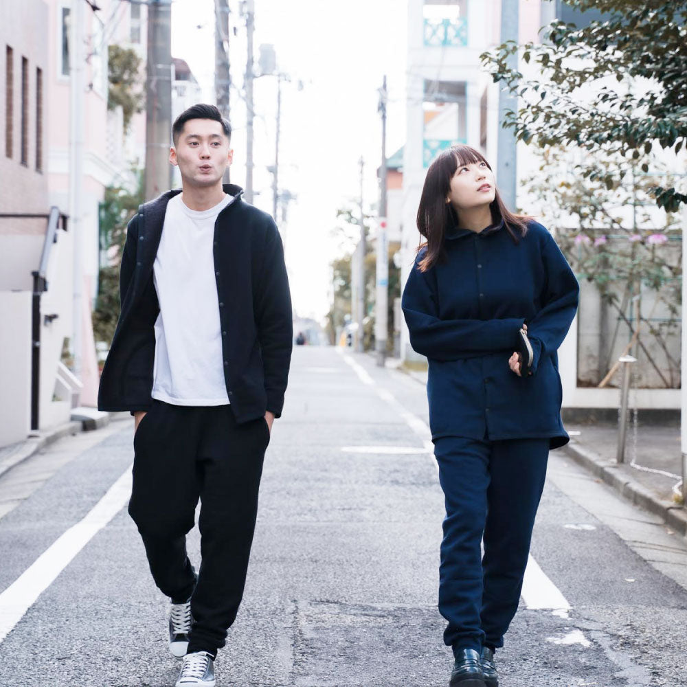 日本製 もちはだ×光電子 裏起毛ルームウェアHAORI｜保温×快適 体温で