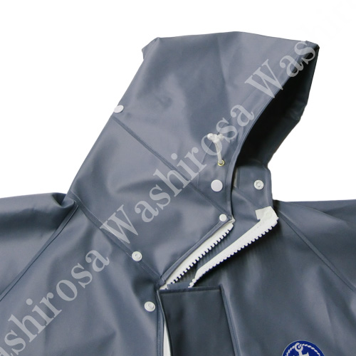 水産マリンレリー グレー 上下セット ｜ 漁師カッパ専門店 Washirosa