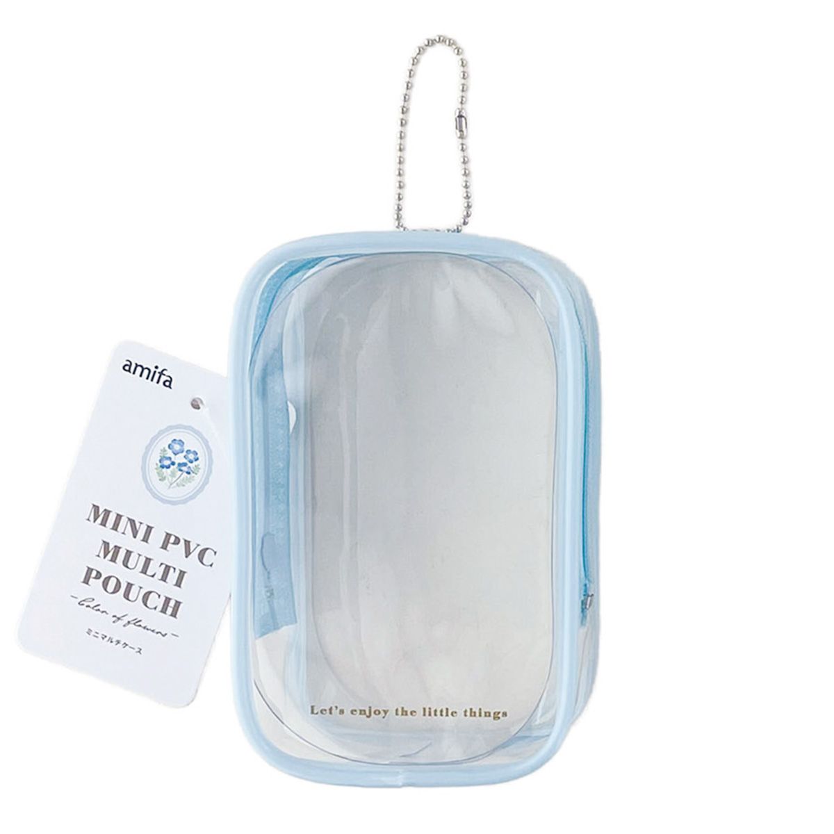 まとめ買い】ぬいぐるみポーチ クリア ミニマルチケース Color of